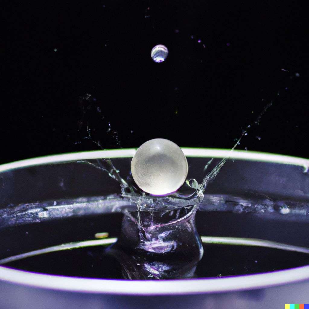 the discovery of gravity, photograph, very fast shutter speed, 0.001s